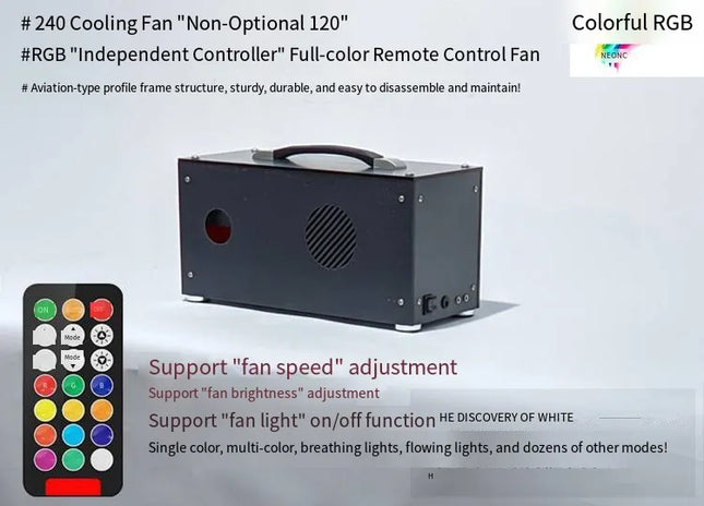 Geek Liquid Cooling Pro - Magnetic Levitation Silent Cooling System with Portable Case  Product Overview image 1