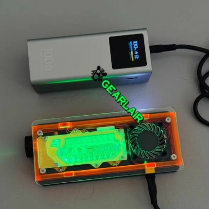 Pumpkin Crystal 130W Transparent Laser Torch - Limited Edition Handcrafted Design image 1