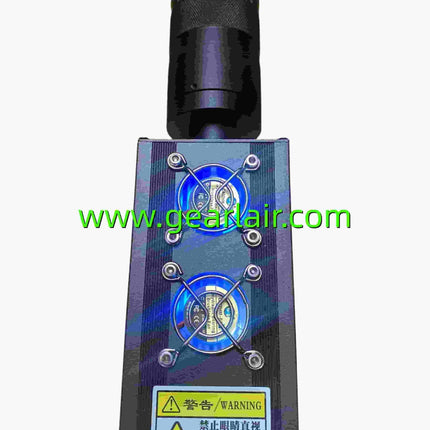 140-watt portable laser ignition tool | Insect repellent and rust removal | 280-watt power | 4 x 21700 high-discharge-rate battery system | Coaxial green light | M22 lens interface | Active cooling system image 8