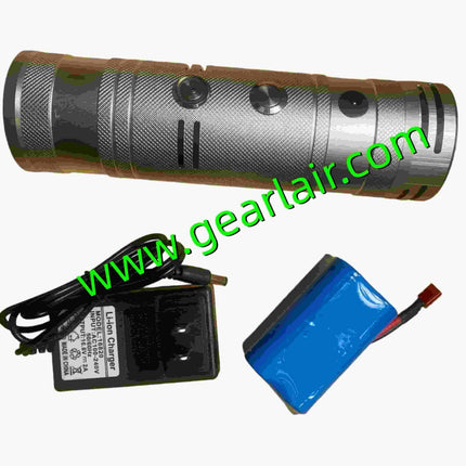120W Portable Laser Ignition Tool | High-Power 21700 Battery System | Silver CNC Aluminum Alloy Body | Precision Red Dot Sight image 3