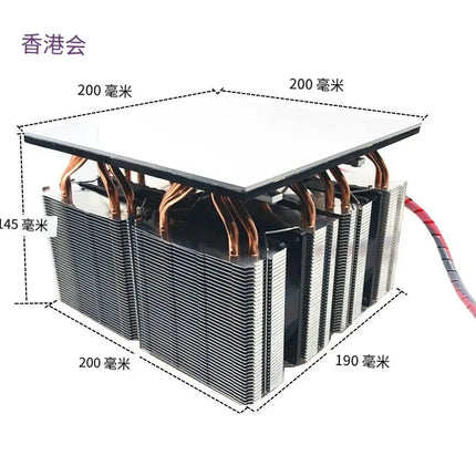 HKJ-CL280 Enhanced Quad-Core Semiconductor Cooling Plate - Professional 280W High-Power Cooling System image 2