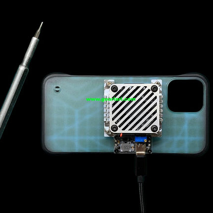 Cyberpunk DIY Semiconductor Cooling Phone Case, Peltier Fast Cooling Game Radiator, Non Water Cooling Phone Cooler for PUBG Gaming