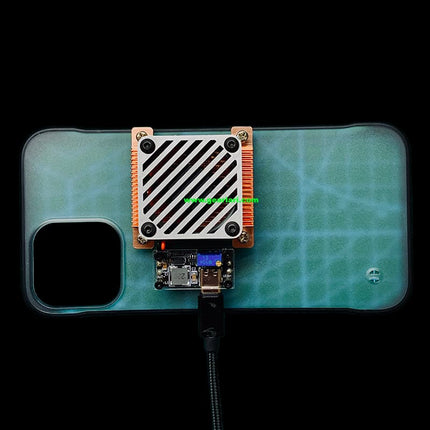 Cyberpunk DIY Semiconductor Cooling Phone Case, Peltier Fast Cooling Game Radiator, Non Water Cooling Phone Cooler for PUBG Gaming