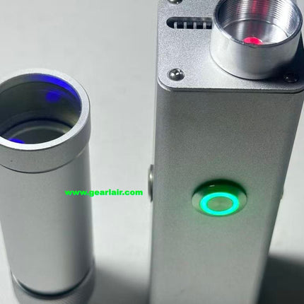 80W Integrated Aluminum Alloy Optical Obstacle Remover Coaxial Red Light Aiming Dual High Speed Cooling Fans Auto Over 45℃ Temp Shutoff Protection Outdoor Long Distance Optical Clearing Equipment