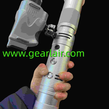 Professional 120W Handheld Laser – Night Vision Ready | Zero-Deviation Red Dot | 240W Electrical Power | 1000 Cycle Batteries | Silver Limited Edition image 6