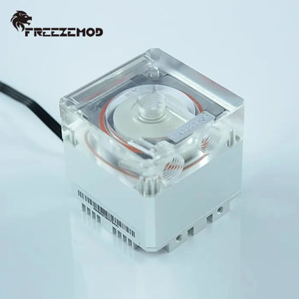 FREEZEMOD PU-FS4M DDC Silent Water Cooling Pump - 800L/H Flow Rate, 4m Head Pressure - white image