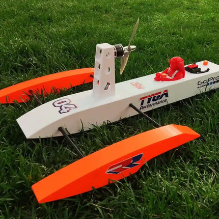 3D-Printed "Shrimp Boat" Air-Propelled RC Boat Kit - Exclusive Design, Ready for High Speed (40-60km/h) image 4