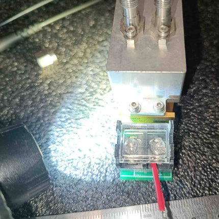 19W 455nm Blue Laser Module (NUBM08) – Dual SMA905 Pigtails, 400μm Core image 1