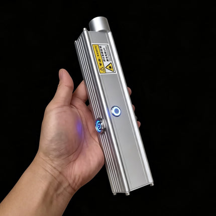 130W Handheld Aluminum Alloy Laser Lighter 10m Long Distance Ignition 16.8V 5Ah Battery Portable Outdoor Cigarette Ignition Tool
