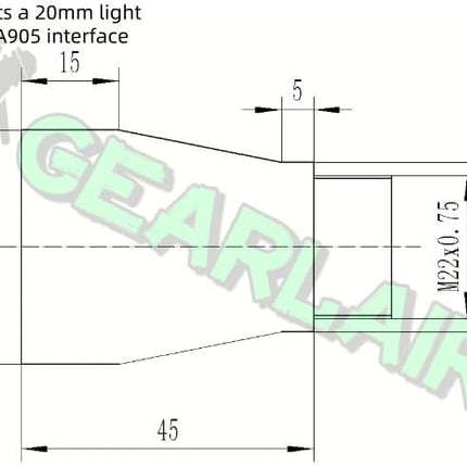 SMA905 interface, D80 interface, optical collimating mirror, beam expanding mirror, adjustable divergence angle image 9