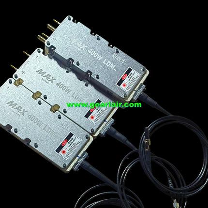 The MAX 400W laser pump is equipped with an armored SMA905 connector and a water-cooled plate.