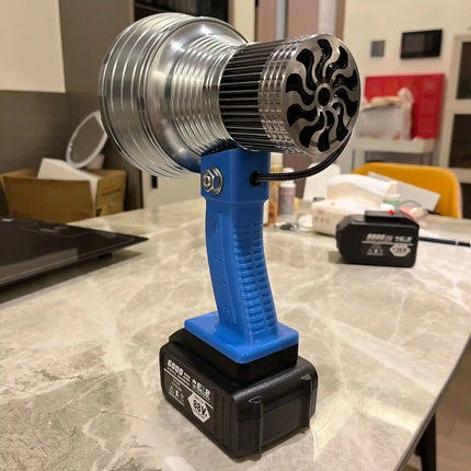 Annihilator Cannon 240W Plus Handheld Searchlight - High-Power Modified Lithium Battery Version with Charging Dock image 3