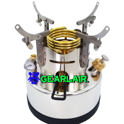 Voyager Rocket Stove | Integrated Alcohol Vaporizing Stove with Pressure Gauge for Outdoor Camping & Cooking image 5
