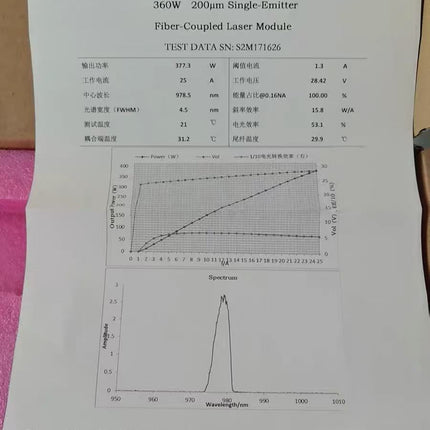 Suzhou Everbright 400W Laser Pump Source Module – 976nm Wavelength, 200μm Core