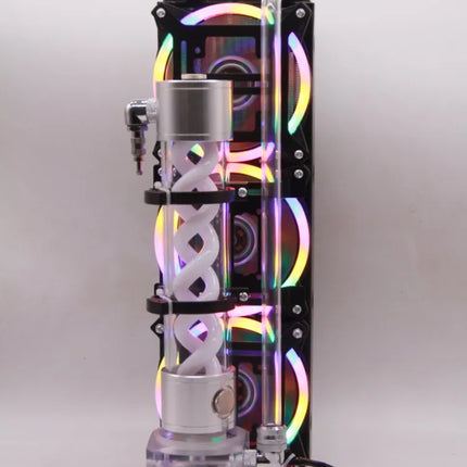 Othershore Water Cooling System - Premium Laptop Liquid Cooling Kits with RGB & Custom Configurations - Basic Four Self-locking (Power Adapter included) image