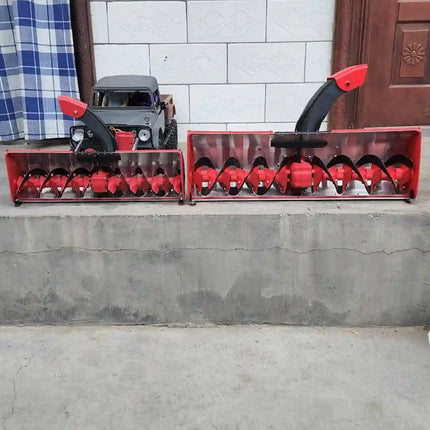 1/6 & 1/5 Scale RC Snow Blower / Plow Attachment | 51cm Wide, Fully Functional with Lift & Rotation image 3