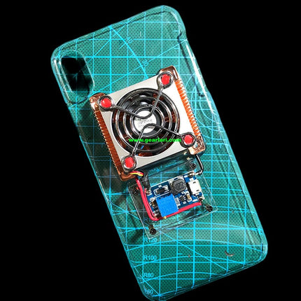 Cyberpunk DIY Semiconductor Cooling Phone Case, Peltier Fast Cooling Game Radiator, Non Water Cooling Phone Cooler for PUBG Gaming