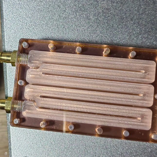 MAX130W Chuangxin Laser Pump Dedicated Copper Water Cooling Plate 80×40×12mm