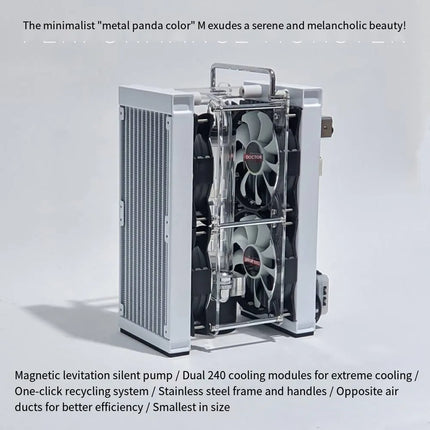 Geek Liquid Cooling Master - Dual Radiator Magnetic Levitation Cooling System image 1
