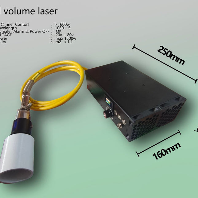 600W 1064nm near-diffraction-limited fiber laser with M<1.1 8m core for remote cutting, core industrial-grade weapon system image 1