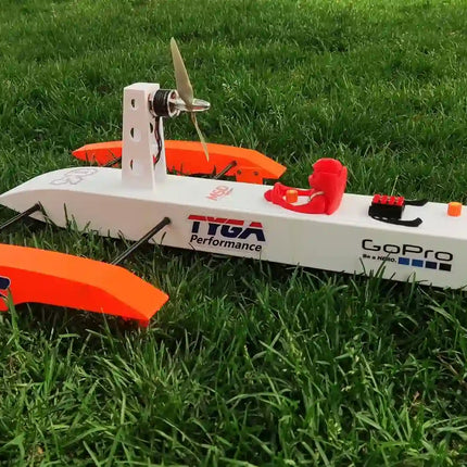 3D-Printed "Shrimp Boat" Air-Propelled RC Boat Kit - Exclusive Design, Ready for High Speed (40-60km/h) image 5