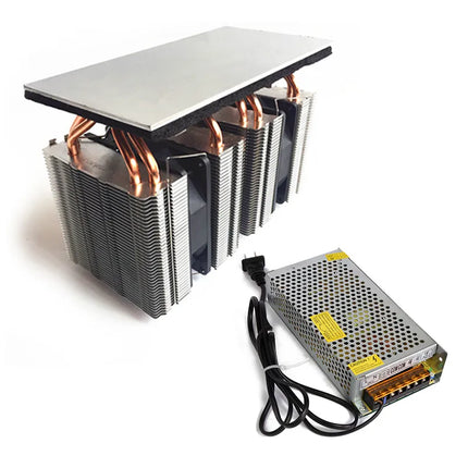Semiconductor Refrigeration Platform - High-Efficiency Cooling Solution for Electronics & Devices - Dual-core cooling plate + power supply image
