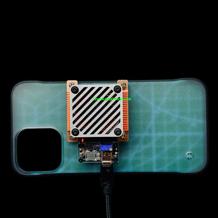Cyberpunk DIY Semiconductor Cooling Phone Case, Peltier Fast Cooling Game Radiator, Non Water Cooling Phone Cooler for PUBG Gaming