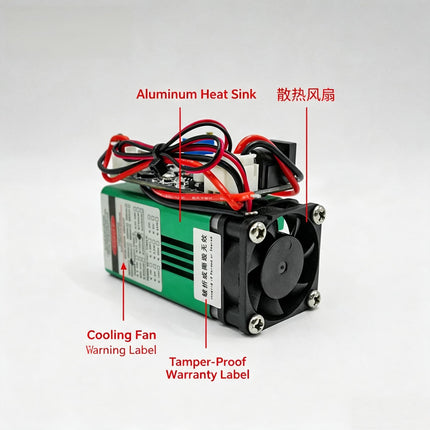 High Power 525nm Green Laser Module Bird Repellent Landmark Warning Light