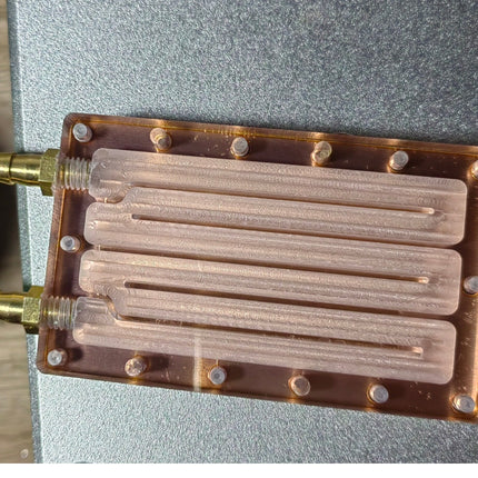 MAX130W Chuangxin Laser Pump Dedicated Copper Water Cooling Plate 80×40×12mm