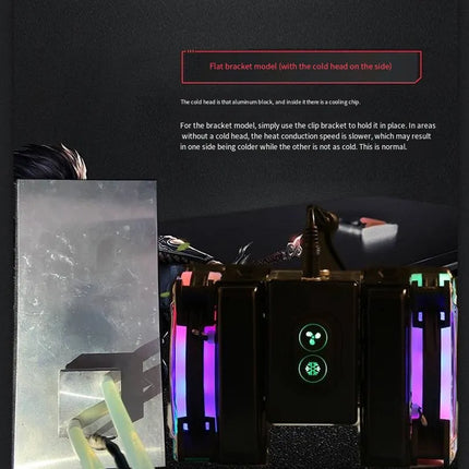 Universal Semiconductor Water Cooling System for iPad, Phone & Tablet - Customizable Pro Gaming Cooling Solution image 1