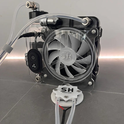 SH FrostCool VIVID - Modular Semiconductor Water Cooling System with Magnetic Phone Attachment & Dual Fan Design image 4