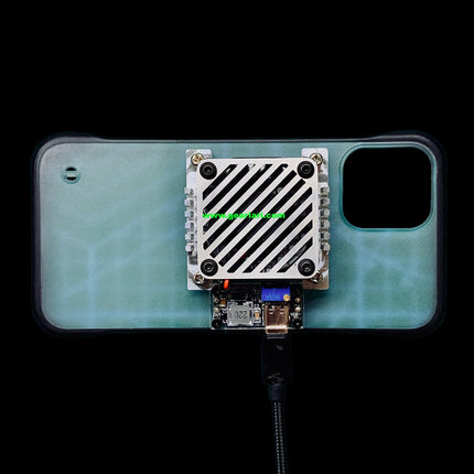 Cyberpunk DIY Semiconductor Cooling Phone Case, Peltier Fast Cooling Game Radiator, Non Water Cooling Phone Cooler for PUBG Gaming