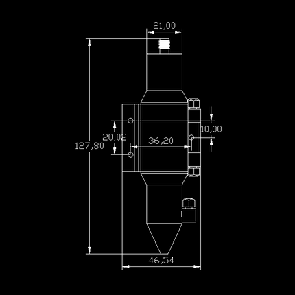 SMA905 interface fiber laser cutting head fixed focus air-cooled water-cooled non-metal cutting micro-pump modification