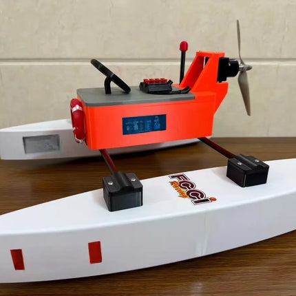 Modular Next-Gen RC Rescue Catamaran - Detachable Hull, High-Capacity Bay & Streamlined Design image 8
