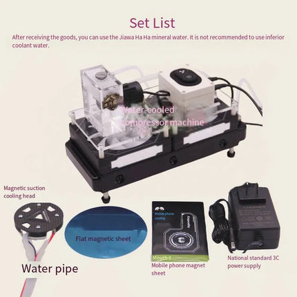 Glacier Water Cooling System - Ultra-Light Magnetic Cooling for Tablets & Phones image 6