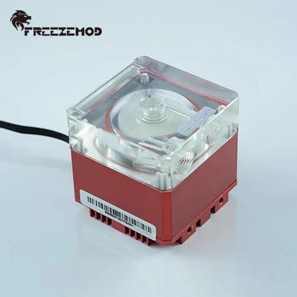 FREEZEMOD PU-FS4M DDC Silent Water Cooling Pump - 800L/H Flow Rate, 4m Head Pressure - red image