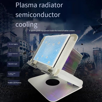 Red Apple Esports-Grade Semiconductor Cooling Stand - Universal Tablet Cooling System with RGB & Adjustable Design image 6