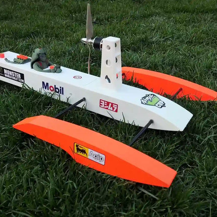 3D-Printed "Shrimp Boat" Air-Propelled RC Boat Kit - Exclusive Design, Ready for High Speed (40-60km/h) image 3