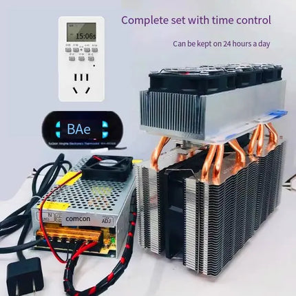 HKJ-K100 Dual-Core Powerful Thermoelectric Cooler — 3-in-1 DIY Kit for Portable Fridge, Mini AC & Incubator image 3