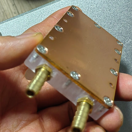 MAX130W Chuangxin Laser Pump Dedicated Copper Water Cooling Plate 80×40×12mm