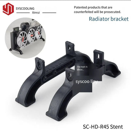 Precision Carving Cooling Technology - Exquisite 240 Dual Pump Liquid Recovery External Water Cooling System - Horizontal bracket image