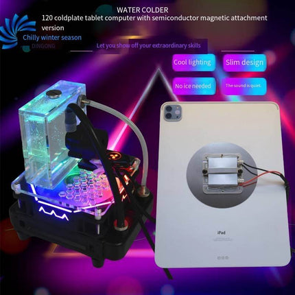 120mm Semiconductor Magnetic Water Cooler for Phones & Tablets - RGB Lighting & Ultra-Thin Design image 8
