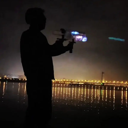 Photon Flow Pulse Blaster - Limited Edition Tactical Launcher with Glow-in-Dark EVA Foam Darts image 7
