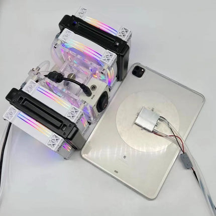 Quad-Fan Semiconductor Water Cooler - 240mm RGB Magnetic Cooling for Tablets & Phones image 3