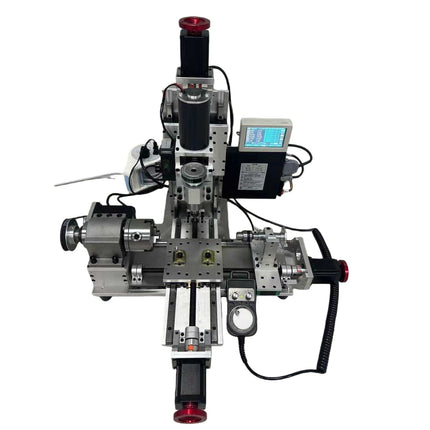 CraftMaster Pro: Desktop CNC Lathe, Mill & Drill Combo | 710 Model | For Makers & Precision Machining image 1