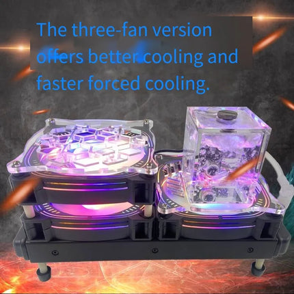 Universal Magnetic Semiconductor Water Cooler for Mobile Gaming - 75W Ice-Cooling with 5-Level Control & RGB Lighting image 3