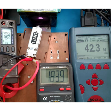 LIMO 808nm Fiber-Coupled Laser Module – With Copper Heat Sink Base image 2