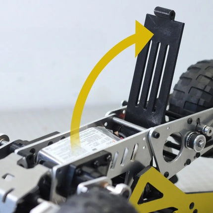 WOWCYCLE No.2 DIY RC Reverse Trike Kit - Full Unassembled Kit with Body & Lights (For Ages 16+) image 7