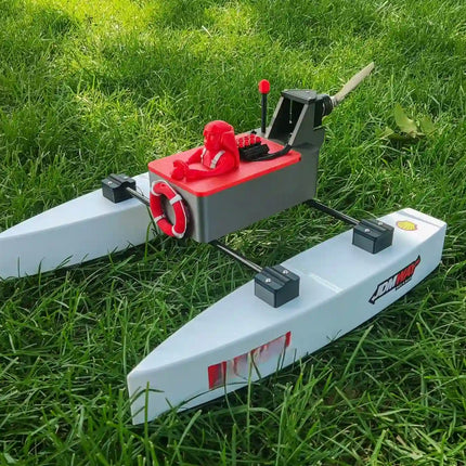 Modular Next-Gen RC Rescue Catamaran - Detachable Hull, High-Capacity Bay & Streamlined Design image 6