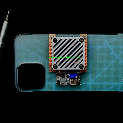 Cyberpunk DIY Semiconductor Cooling Phone Case, Peltier Fast Cooling Game Radiator, Non Water Cooling Phone Cooler for PUBG Gaming